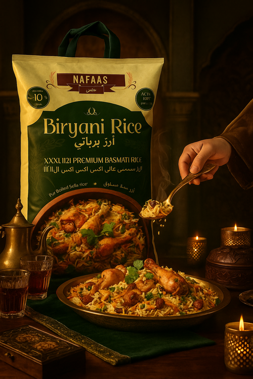 Nafaas XXXL 1121 Pure Basmati Sella Rice 10KG