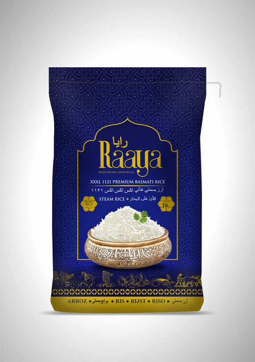 Raaya XXXL 1121 Longest Basmati Steam Rice 20KG